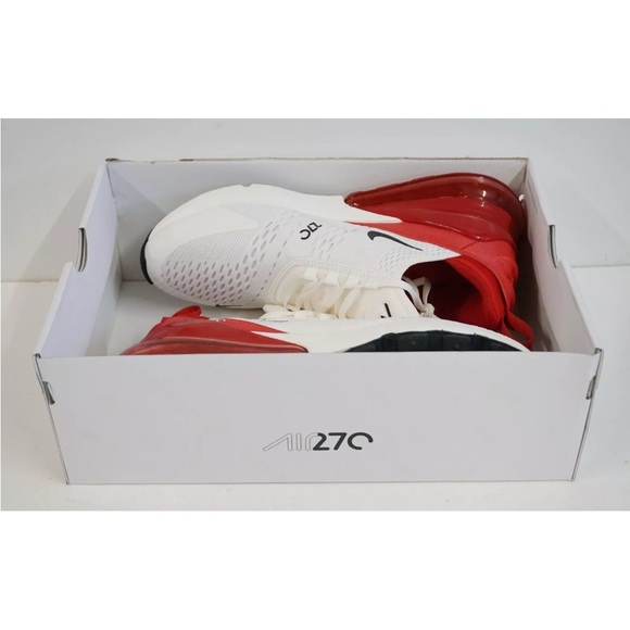 Nike Air Max 270 ‘Sail Gym Red’ AH6789-606 Women’s No-Lid Ships Now New - Picture 9 of 10